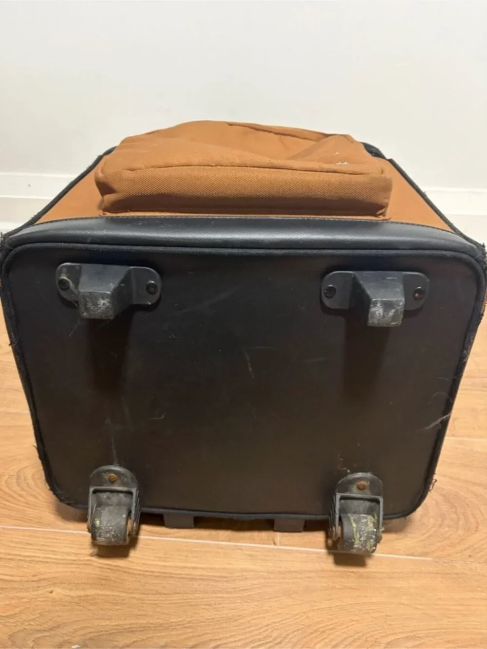 Carhartt x Cintas Rolling Salesman Duffel Travel Bag Luggage Brown Canvas